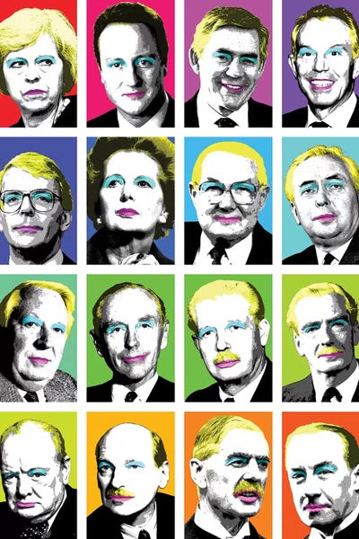 Gary Hogben: Prime Ministers X16 by Gary Hogben