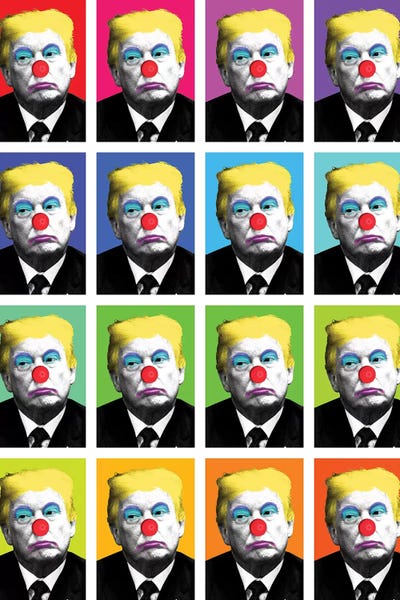 Gary Hogben: Send In The Clowns X 16 by Gary Hogben