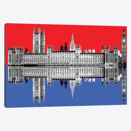 Westminster Canvas Print #GHO93} by Gary Hogben Canvas Wall Art