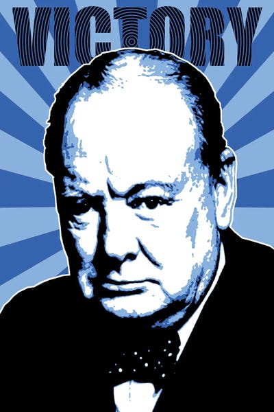 Gary Hogben: Churchill Victory - Blue by Gary Hogben
