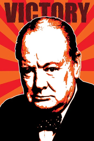 Gary Hogben: Churchill Victory - Red by Gary Hogben