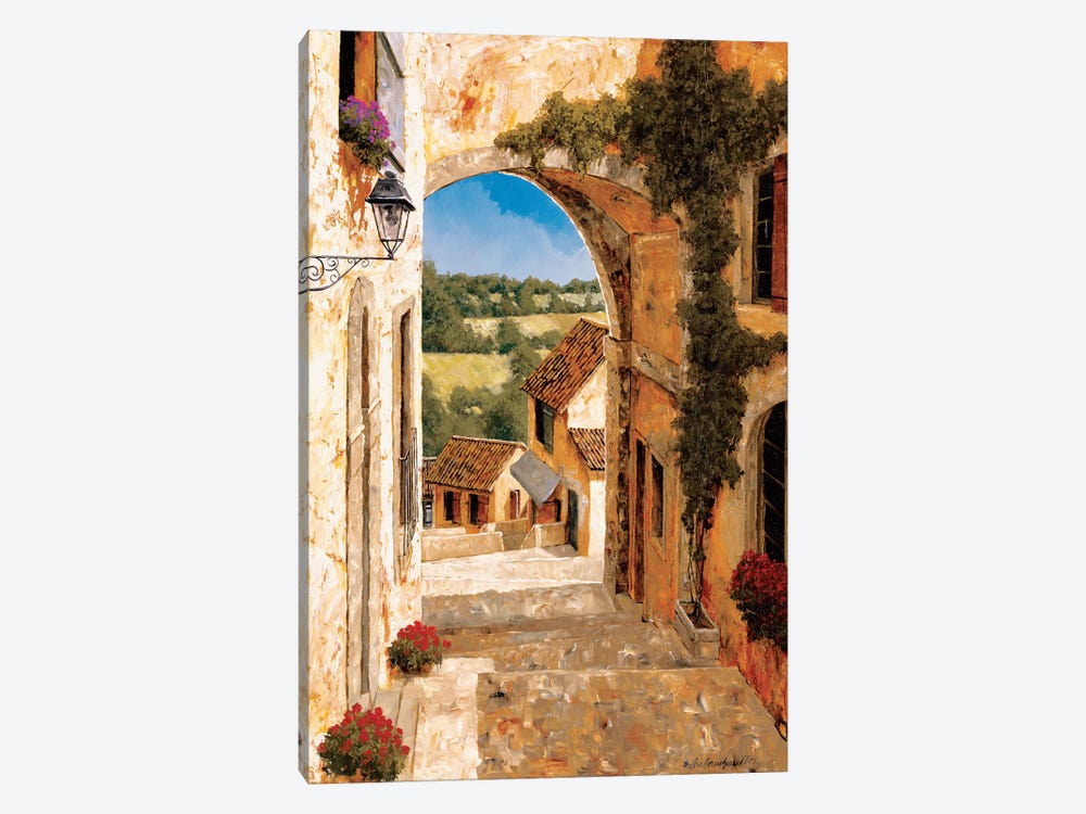 Going Down To The Village by Gilles Archambault 1-piece Canvas Art Print