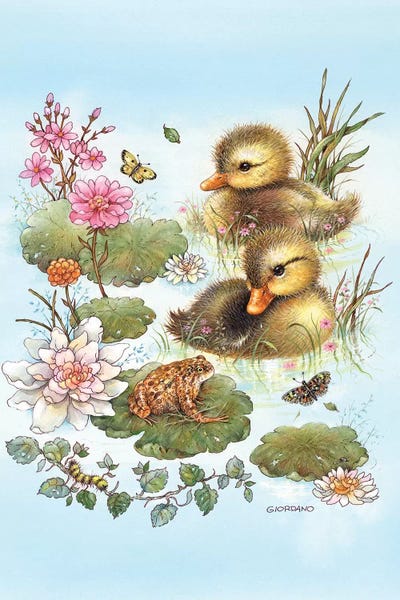 Mallard Hatchlings by Giordano Studios canvas print