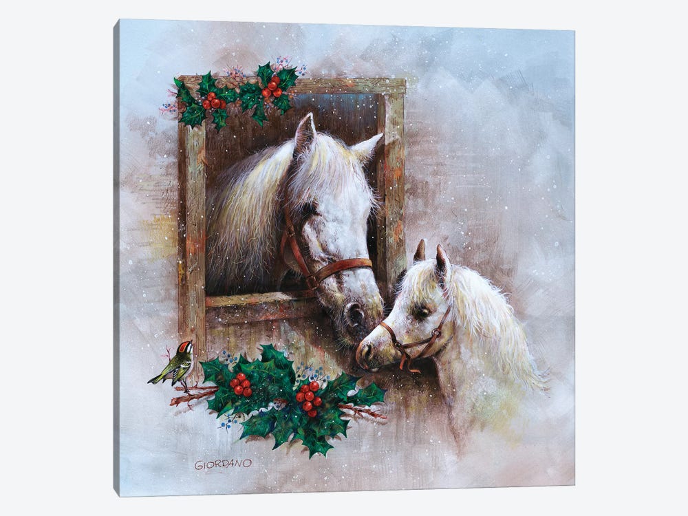 Holly And Ivy by Giordano Studios 1-piece Canvas Art Print