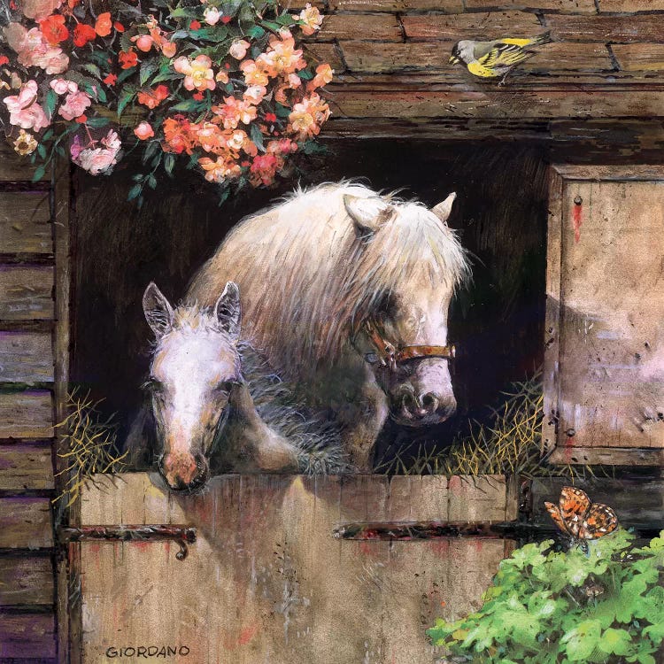 Inside The Barn by Giordano Studios wall art