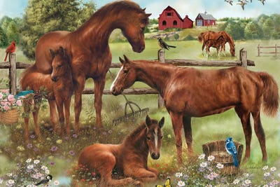 Out In The Meadow by Giordano Studios art print