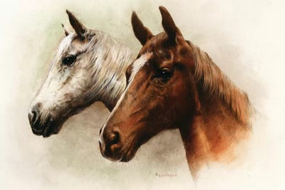 Portrait Of Our Duo by Giordano Studios art print