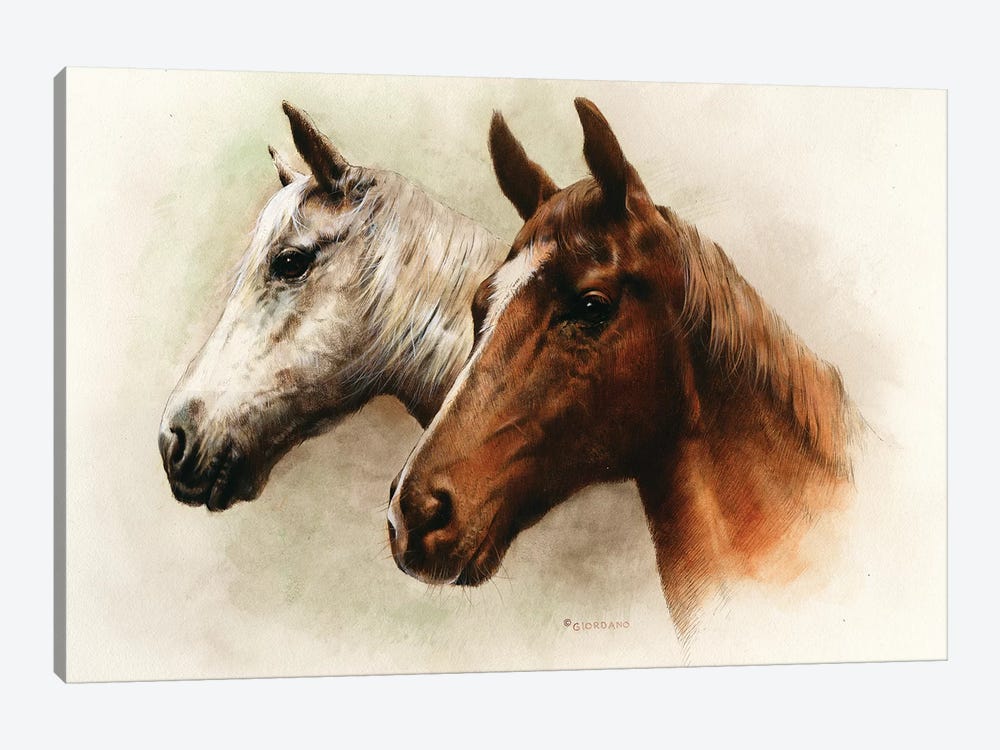 Portrait Of Our Duo by Giordano Studios 1-piece Art Print