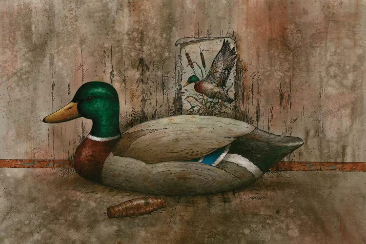 Mallard In Dimension by Giordano Studios wall art