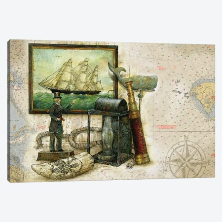 The Nautical Mile Canvas Print #GIO144} by Giordano Studios Canvas Art