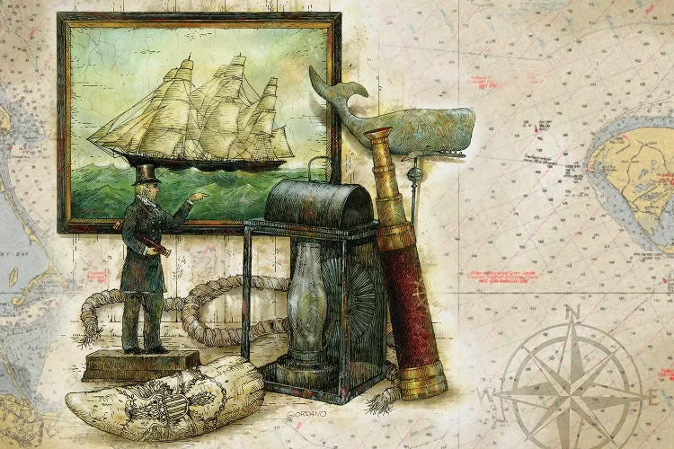 The Nautical Mile by Giordano Studios wall art