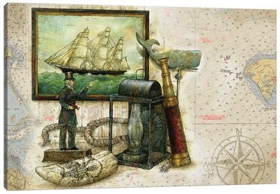 The Nautical Mile Canvas Art Print - Giordano Studios
