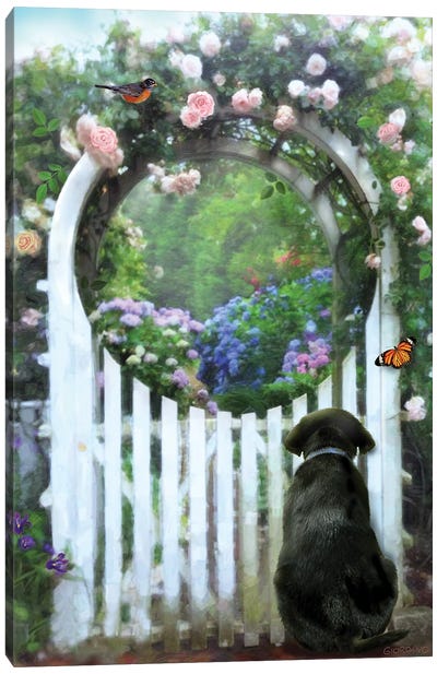 Beyond the Front Gate Canvas Art Print - Giordano Studios