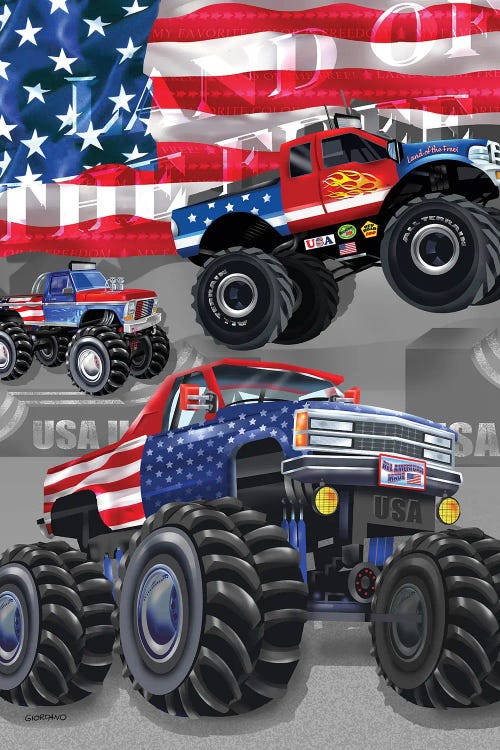 American Truckers by Giordano Studios wall art