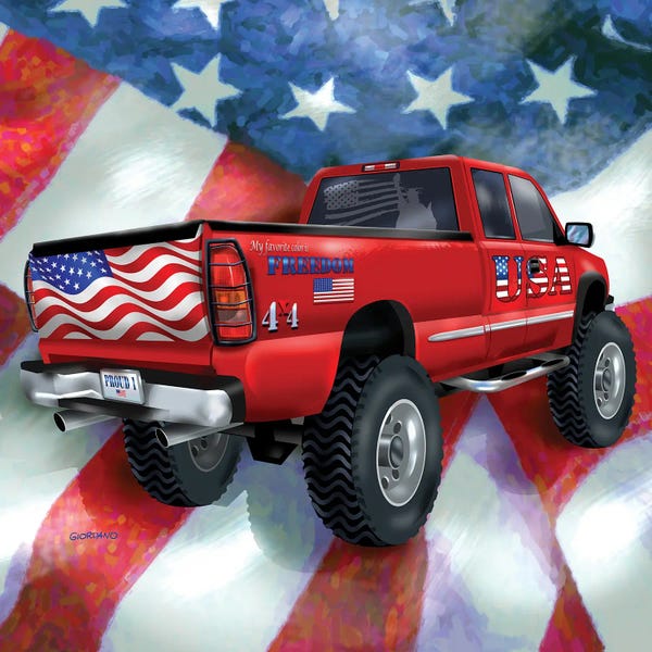 American Décor: American Truckers ll by Giordano Studios