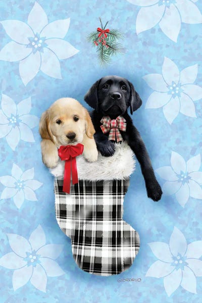 Stocking Pals by Giordano Studios art print