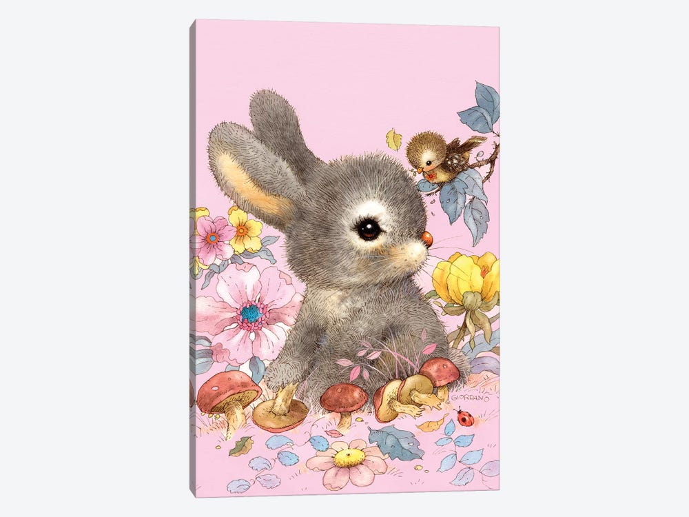 Baby Bunny by Giordano Studios 1-piece Canvas Art Print