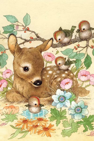 Baby Fawn by Giordano Studios art print