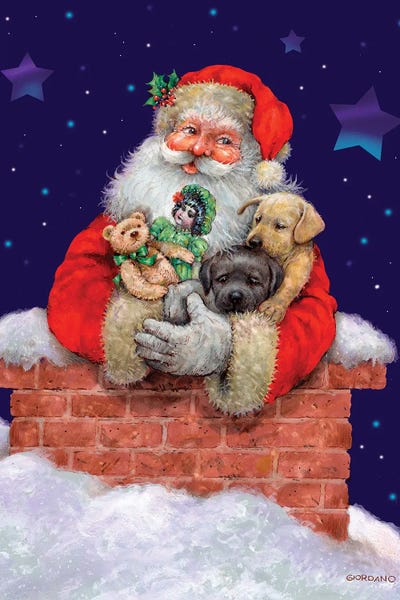 Down The Chimney by Giordano Studios art print