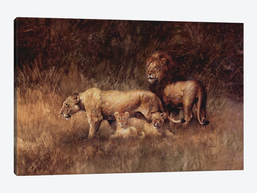 Pride Of Lions by Giordano Studios 1-piece Art Print