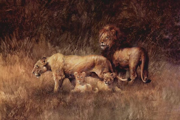 Lions: Pride Of Lions by Giordano Studios