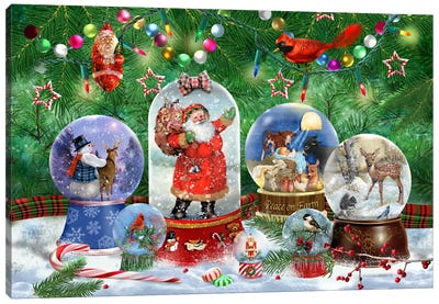 Magic Of Christmas I Canvas Art Print - Animal Art