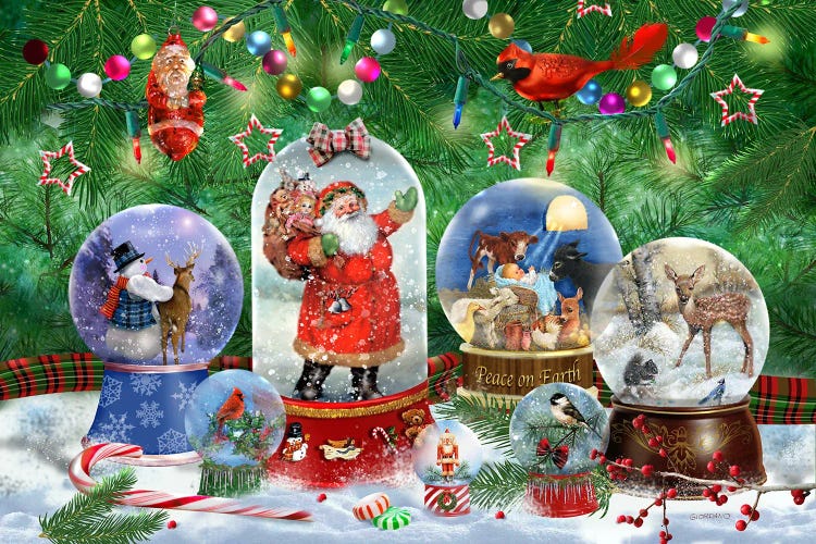 Magic Of Christmas I by Giordano Studios wall art