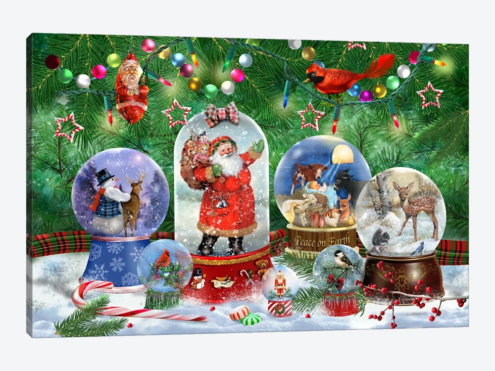 Magic Of Christmas I by Giordano Studios 1-piece Canvas Artwork