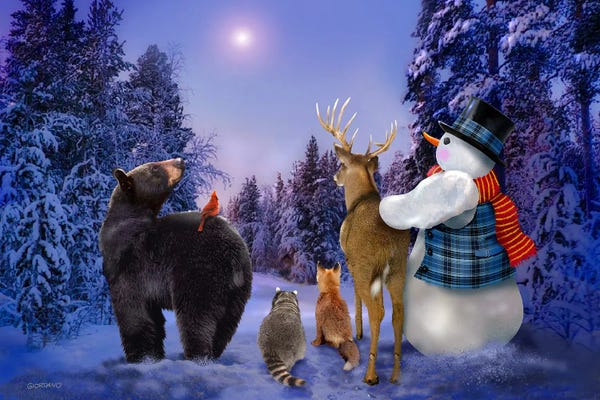 Raccoons: Wishing On A Star by Giordano Studios