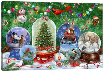 Magic Of Christmas II Canvas Art Print - Giordano Studios