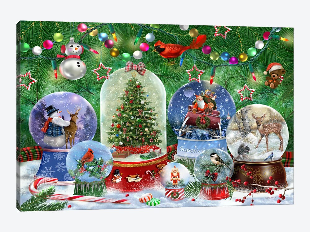 Magic Of Christmas II by Giordano Studios 1-piece Canvas Print