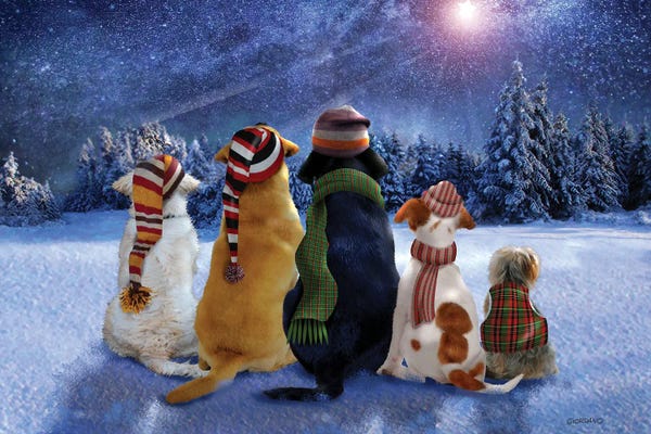 Christmas Animals: Wishful Thinkers by Giordano Studios