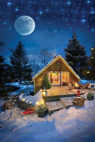 Cabins: Moonlight Cabin by Giordano Studios