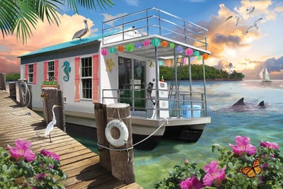 Another Day In Paradise by Giordano Studios art print