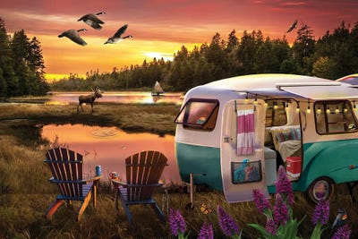 Lakeside Reflections by Giordano Studios art print