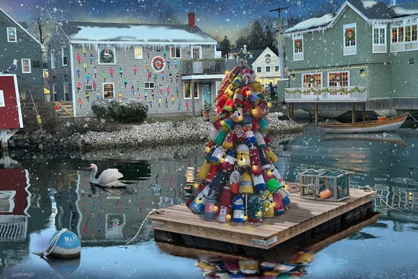 Coastal Christmas: Holiday Prelude by Giordano Studios