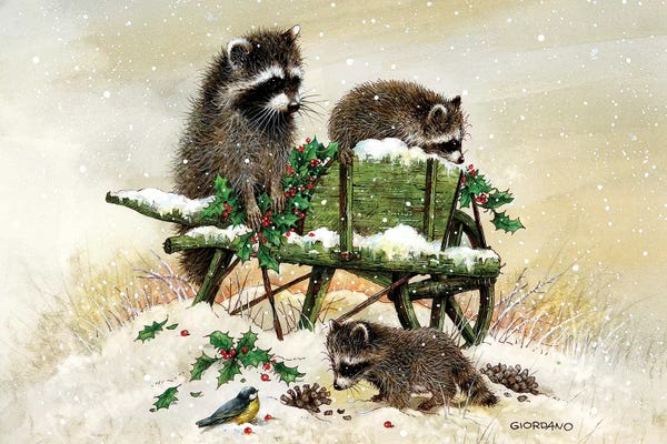 Raccoons: Bandits On The Wagon by Giordano Studios