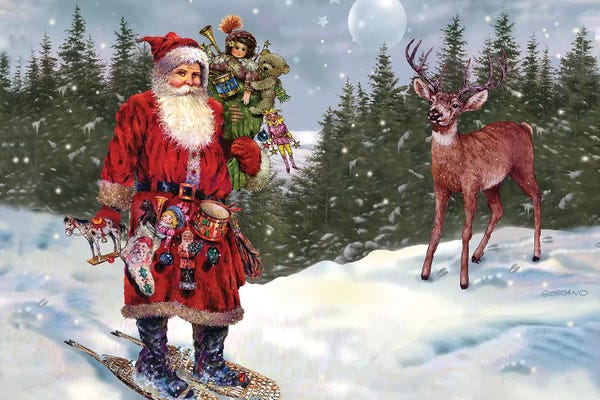 Deer: Good Day For Shoeing by Giordano Studios