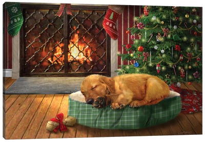 I Need A Nap Canvas Art Print - Home for the Holidays