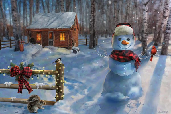 Houses: Moonlit Cabin Retreat by Giordano Studios