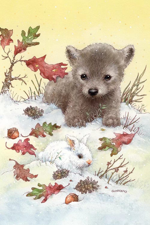 Baby Wolf by Giordano Studios wall art