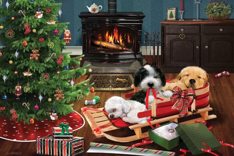 Sleepy Trio by Giordano Studios wall art