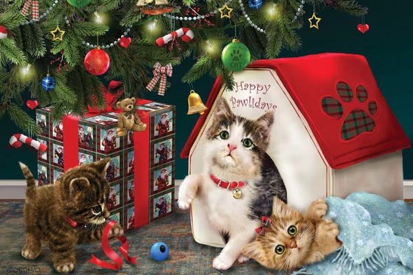 Kittens: Under The Christmas Tree by Giordano Studios