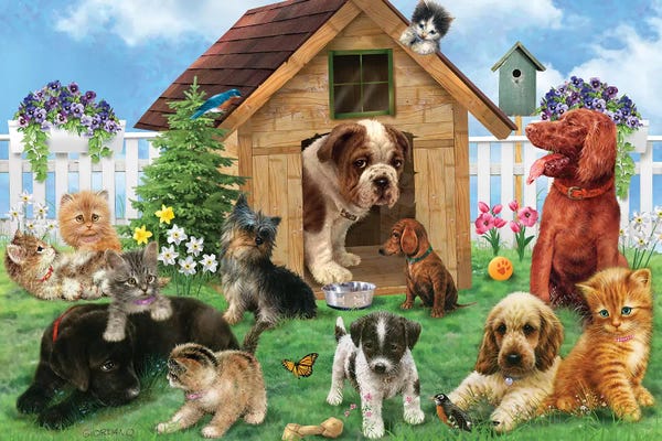 Puppies: Aftenoon Playdate by Giordano Studios