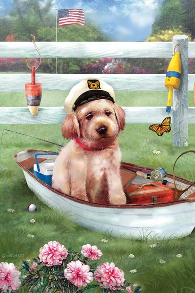 Puppies: Captain Of The Ship by Giordano Studios