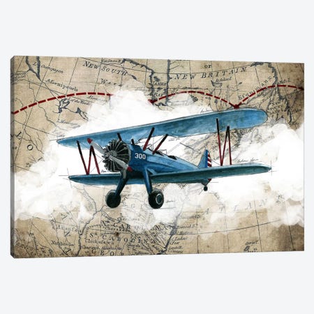 Biplane I Canvas Print #GIS1} by GraphINC Studio Canvas Art Print