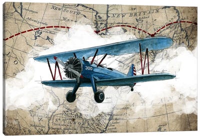 Biplane I Canvas Art Print