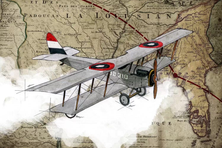 Biplane IV by GraphINC Studio wall art