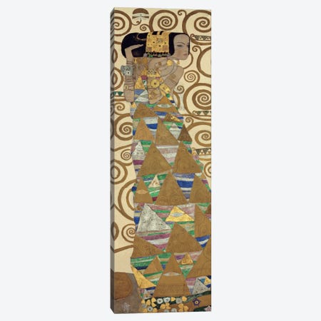 Expectation, Vertical Canvas Print #GKL11} by Gustav Klimt Canvas Art Print