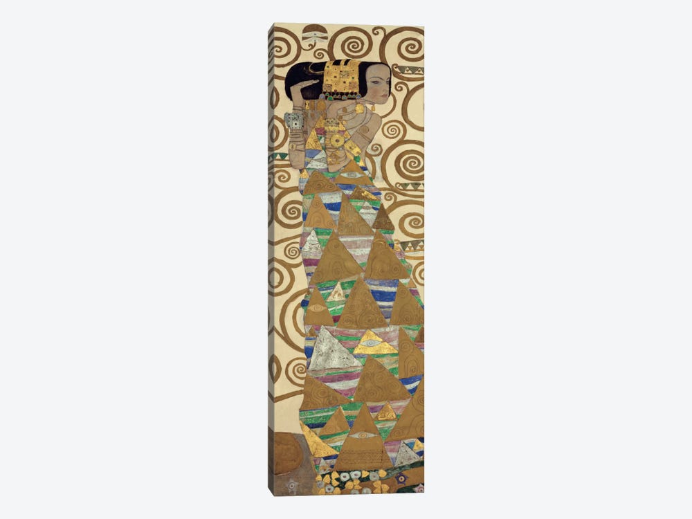 Expectation, Vertical by Gustav Klimt 1-piece Canvas Artwork